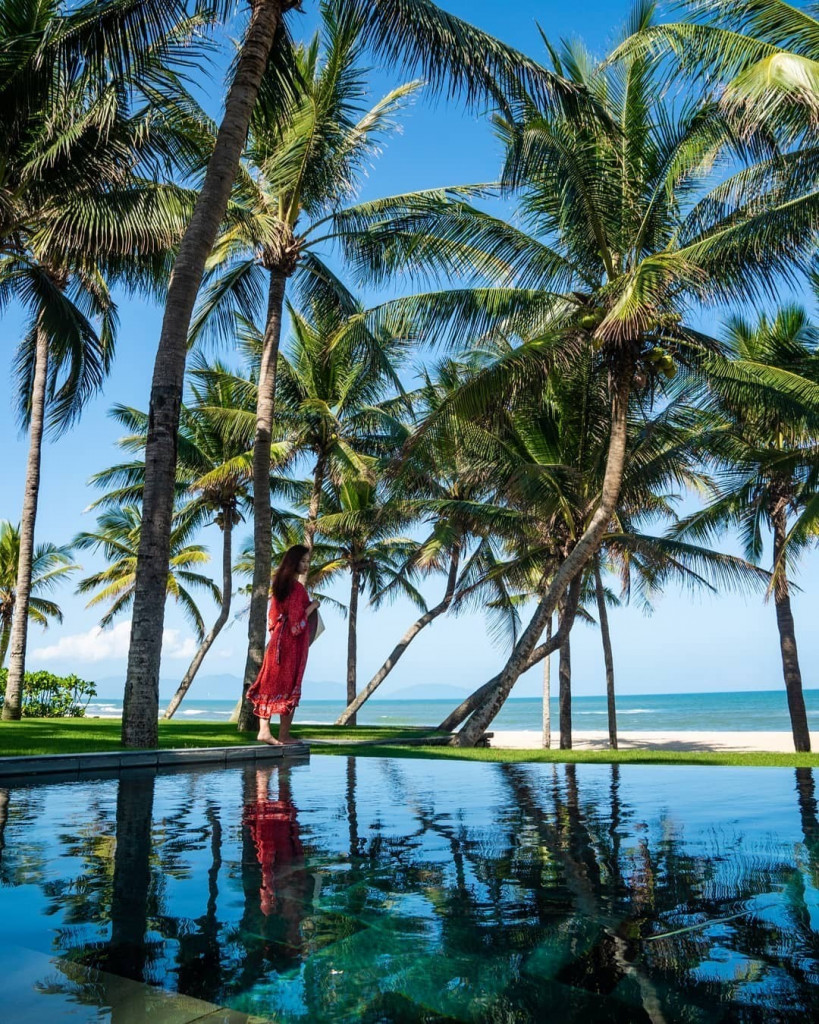 Khu spa dưới bóng dừa.