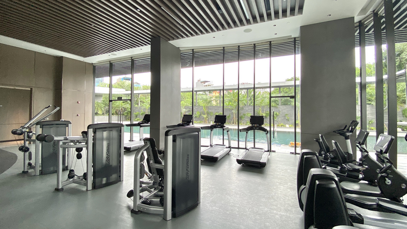 Phòng gym Fraser Residence Hà Nội