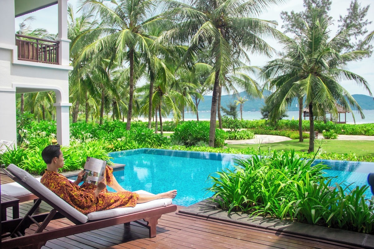Không gian xanh mát tại Furama Resort Đà Nẵng