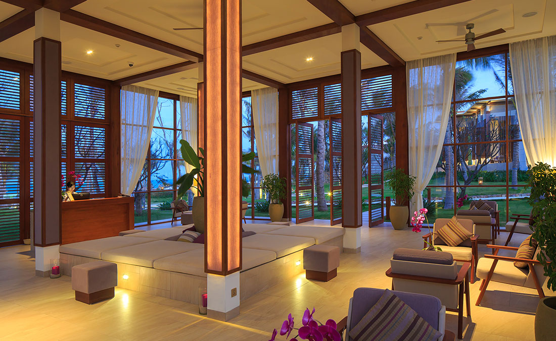 Không gian thư giãn tại Maia Spa Fusion Resort Cam Ranh