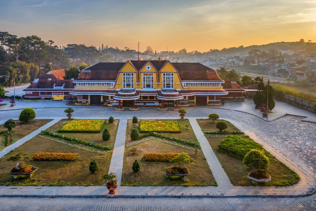 Ga Đà Lạt - Công trình châu Âu Đà Lạt mang phong cách Art Deco