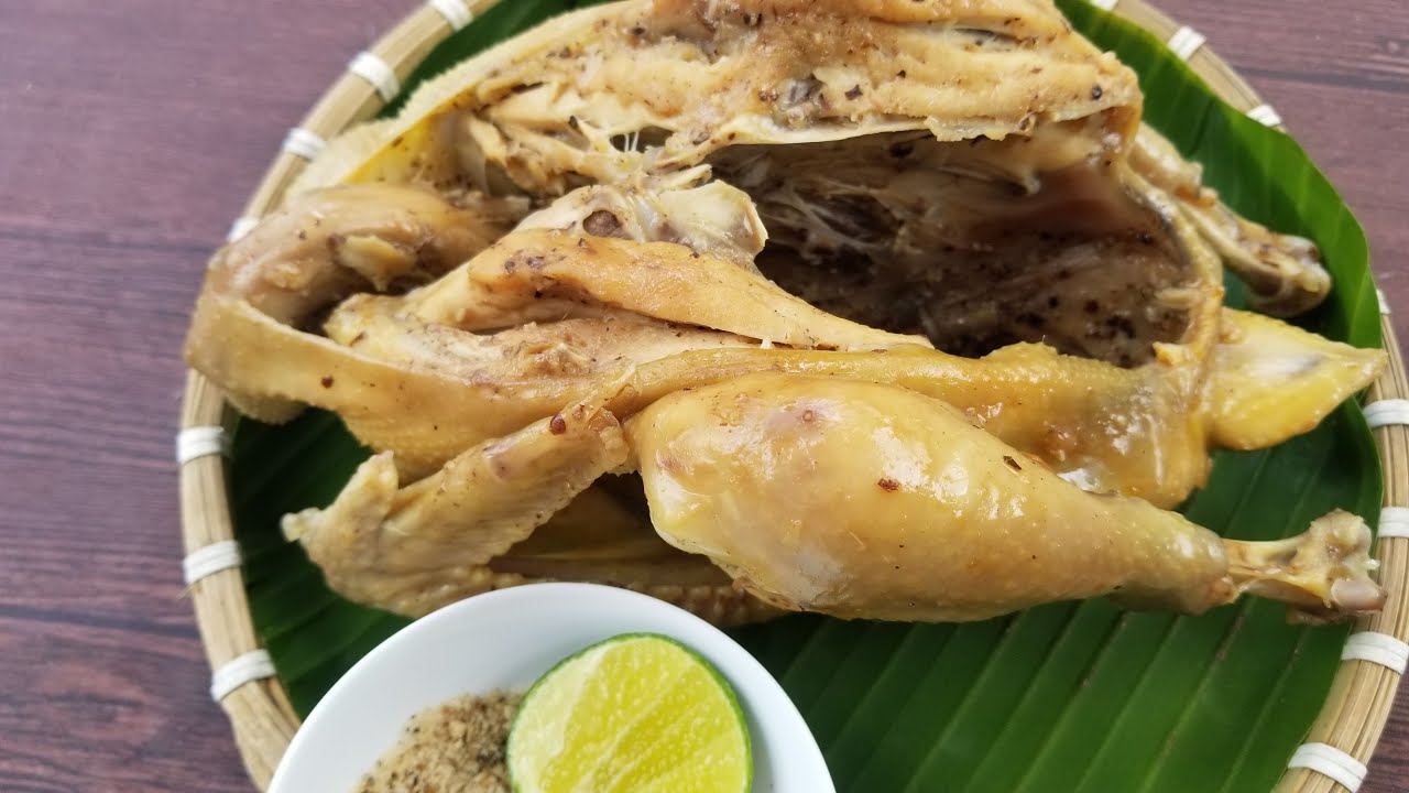 Gà hấp rượu-ivivu