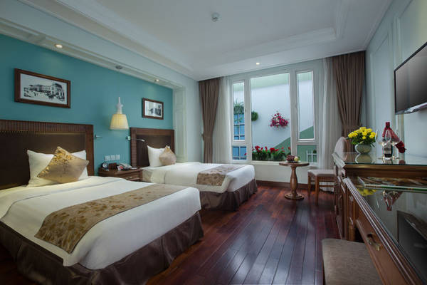 Phòng nghỉ tại khách sạn Pearl Hà Nội