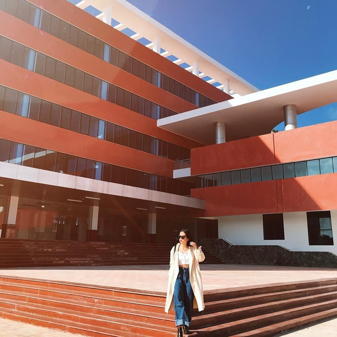 Góc check-in Đại học Đà Lạt giống Hàn Quốc