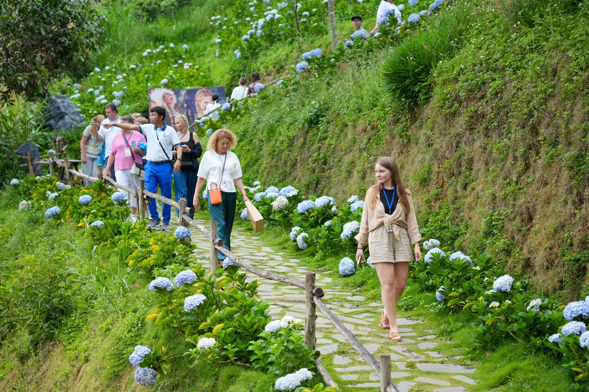 Vườn hoa rực rỡ GOD Valley Đà Lạt