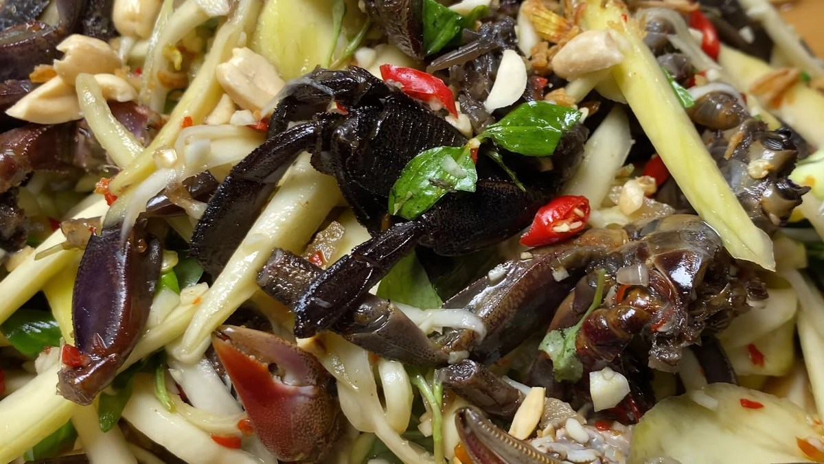 Gỏi ba khía miền Tây