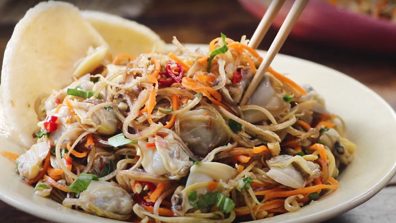 Gỏi sò lông hoa chuối Rạch Giá