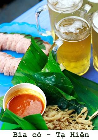 Bia Tạ Hiện - món ngon Hà Nội