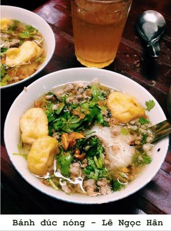Bánh đúc nóng Lê Ngọc Hân - món ngon Hà Nội