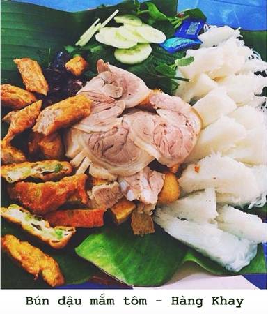 Bún đậu Hàng Khay - món ngon Hà Nội