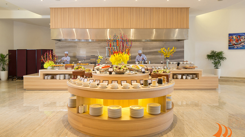 Bữa sáng buffet phong phú tiếp thêm năng lượng cho ngày mới