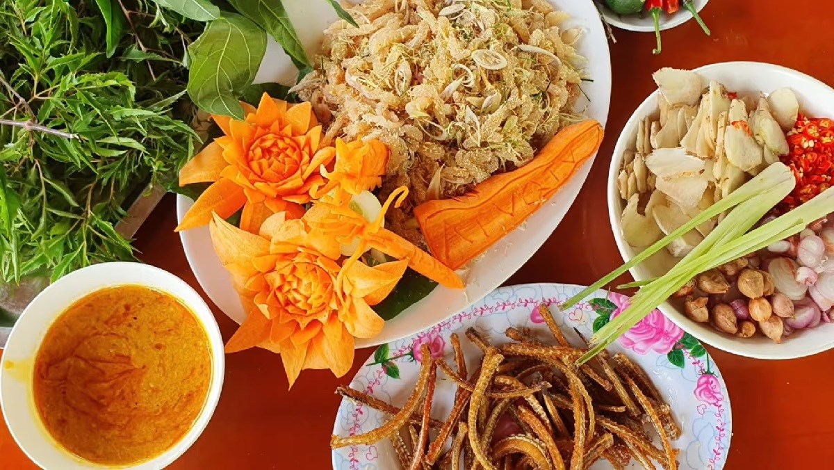 Gỏi nhệch đặc sản Thái Bình