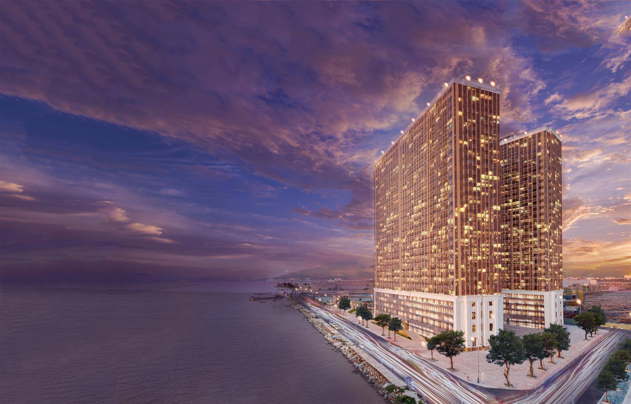 Toàn cảnh khách sạn Golden Bay Đà Nẵng