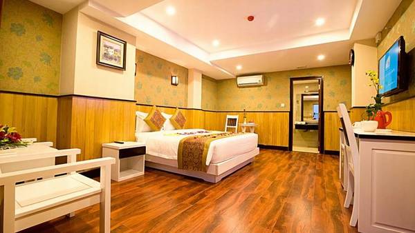 Thiết kế phòng nghỉ tinh tế tại khách sạn Nha Trang Golden Rain 2