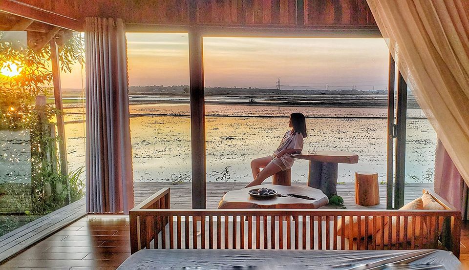Phát hiện Green Field Resort – khu nghỉ dưỡng giữa cánh đồng lúa Hồ Tràm