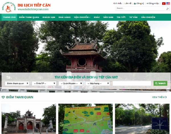 Hà Nội ra mắt trang thông tin du lịch cho người khuyết tật