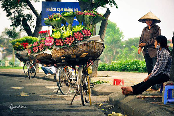 Sắc màu rực rỡ của xe hoa rong Hà Nội Sắc màu rực rỡ của xe hoa rong Hà Nội