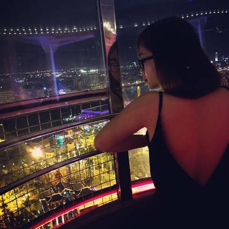 Khung cảnh Đà Nẵng đêm từ Sun Wheel