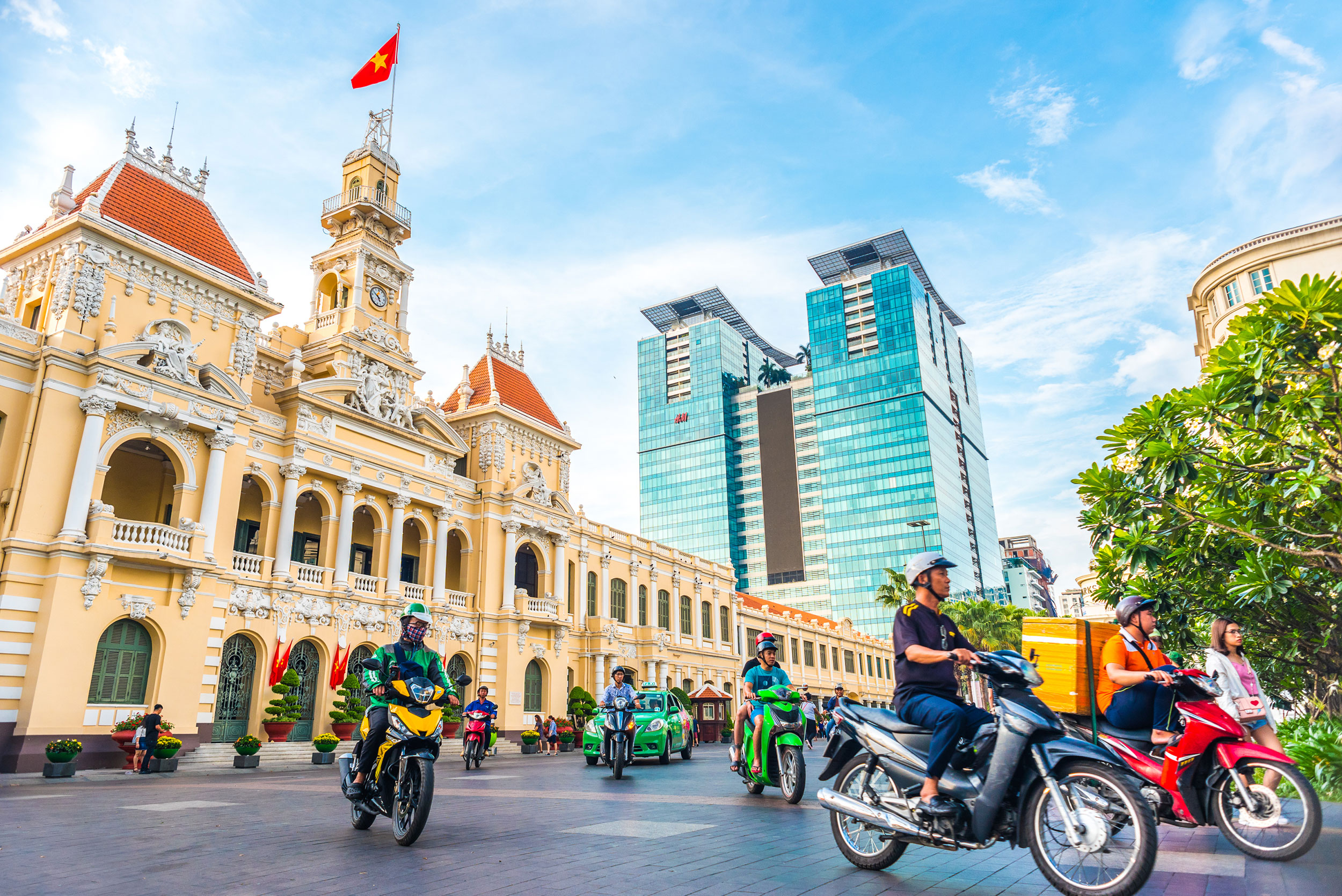 Một góc thành phố Hồ Chí Minh hiện đại