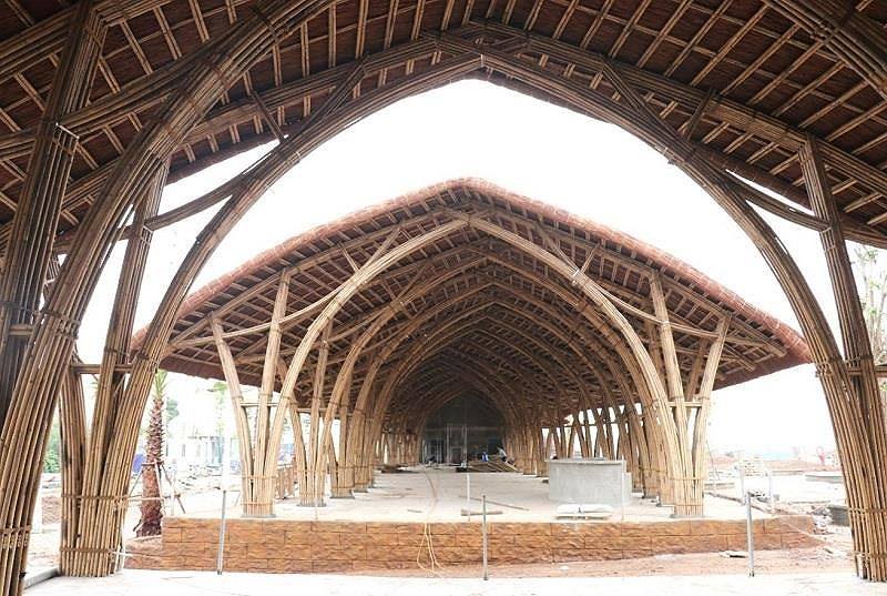 Không gian nghỉ ngơi tại công viên nước Thanh Hà
