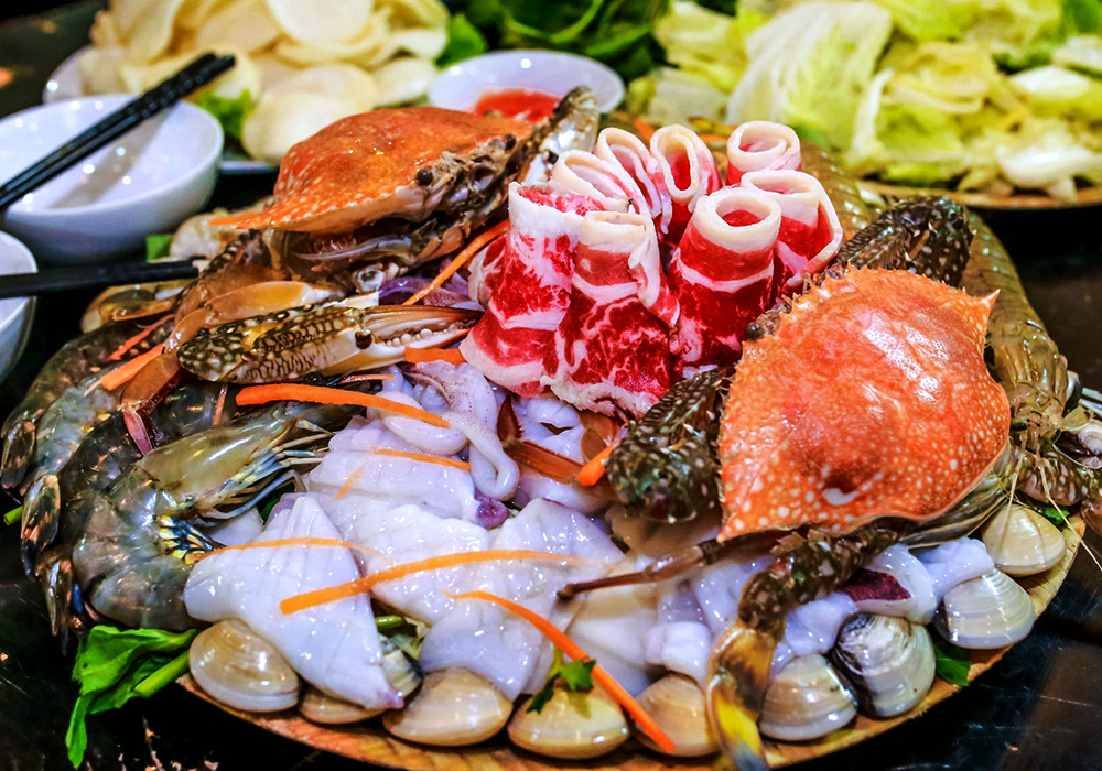 Hải sản tươi ngon tại Mũi Né