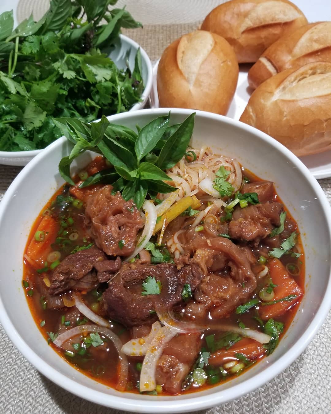 Hủ tiếu bò kho đậm đà