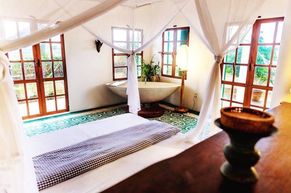 Mỗi căn phòng nghỉ tại Heron House rộng khoảng 65 mét vuông với đầy đủ tiện nghi. 