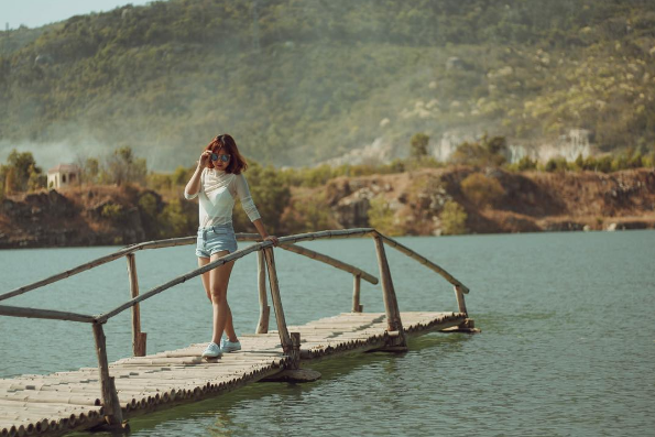 Hồ Đá Xanh - điểm chụp ảnh Vũng Tàu