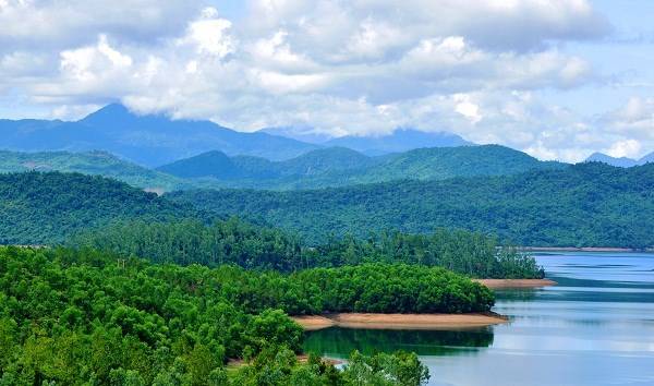 Du lịch Hồ Phú Ninh Quảng Nam khu vực hồ