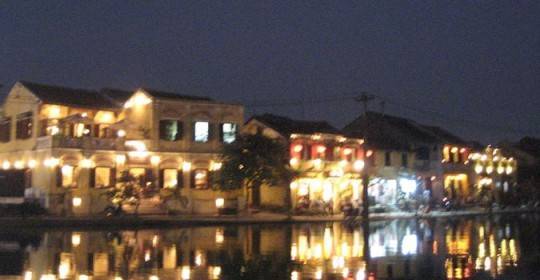 Hoàng hôn sông Thu Bồn du lịch Hội An