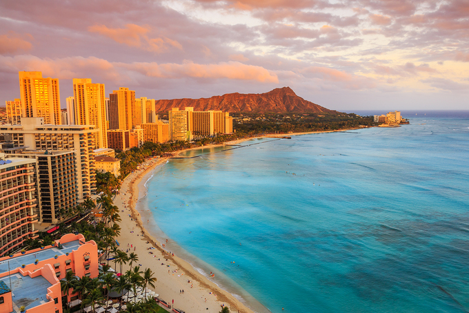 Hawaii Mỹ với bãi biển hoàn hảo cho cặp đôi