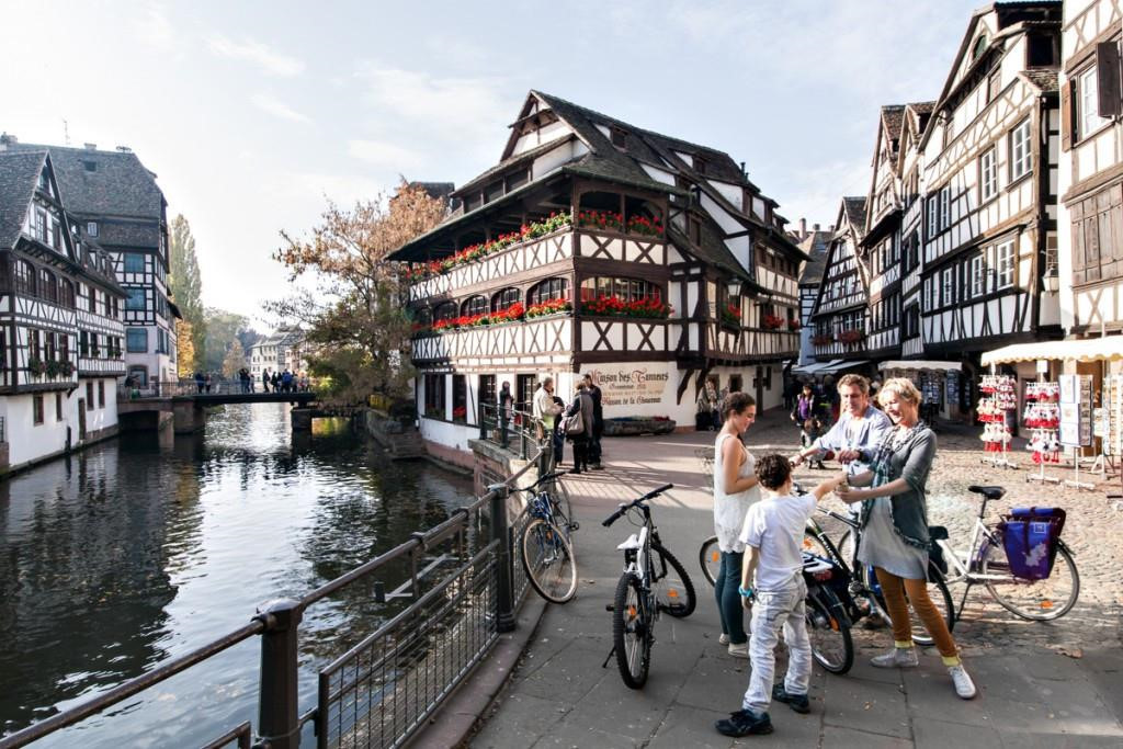 Đạp xe tại Strasbourg với 536 km đường dành riêng