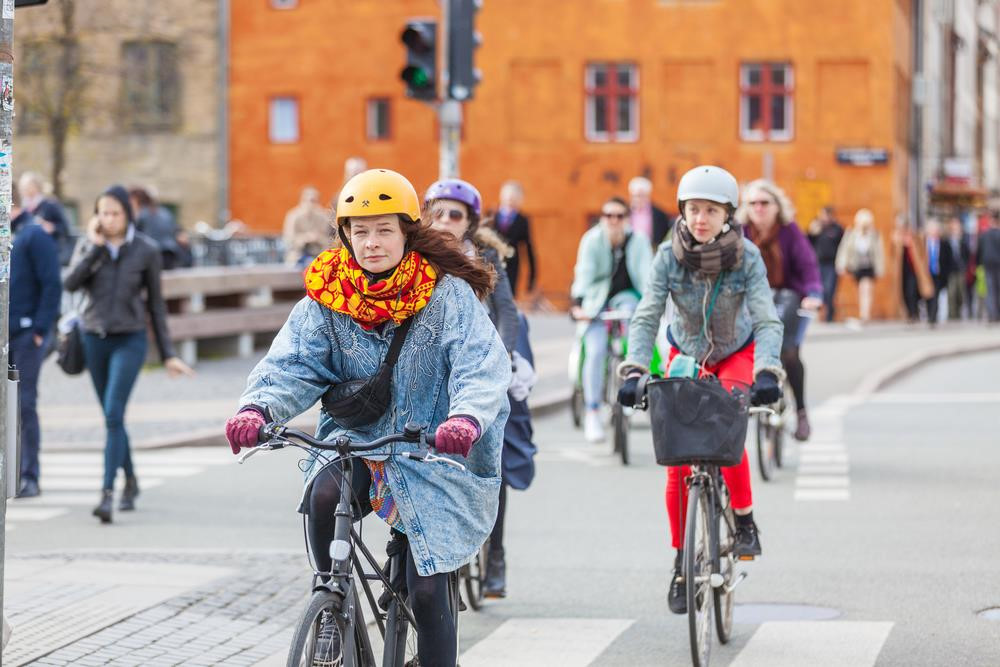 Đạp xe tại Copenhagen với hệ thống đường hiện đại