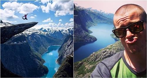 Trolltunga Na Uy điểm chụp ảnh tự sướng