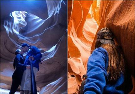 Antelope Canyon Arizona hẻm núi chụp ảnh