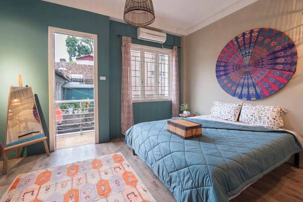 Homestay Hà Nội phòng ngủ ấm cúng