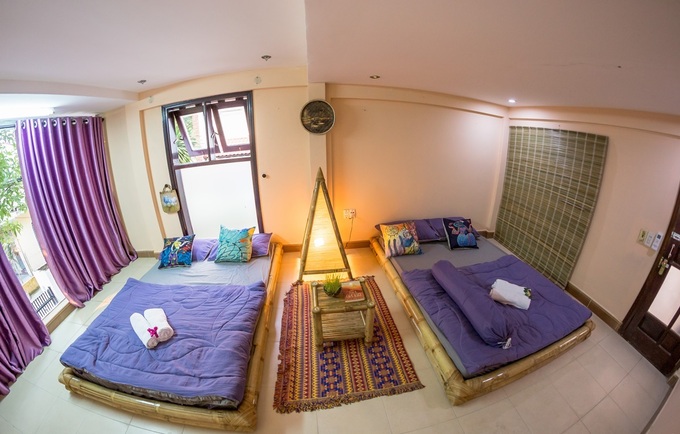 Nội thất tre trong homestay hoài cổ Tâm Family Homestay Nội thất tre trong homestay hoài cổ Tâm Family Homestay