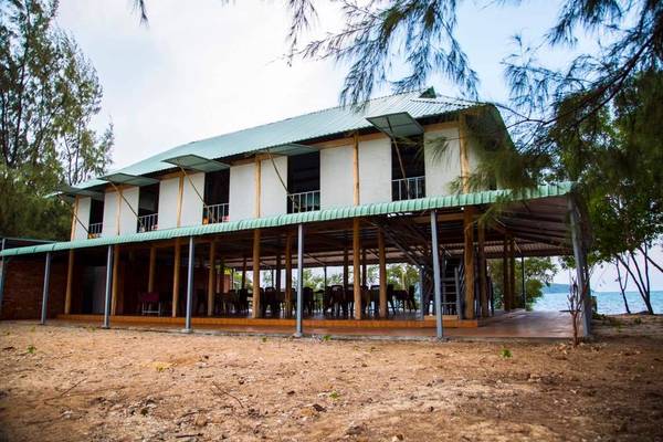 Thiết kế mở của bungalow homestay Hòn Dăm Phú Quốc