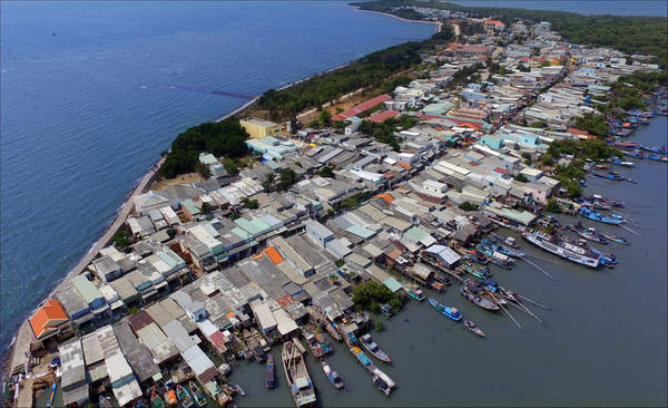 Hoàng hôn trên đảo Thạnh An