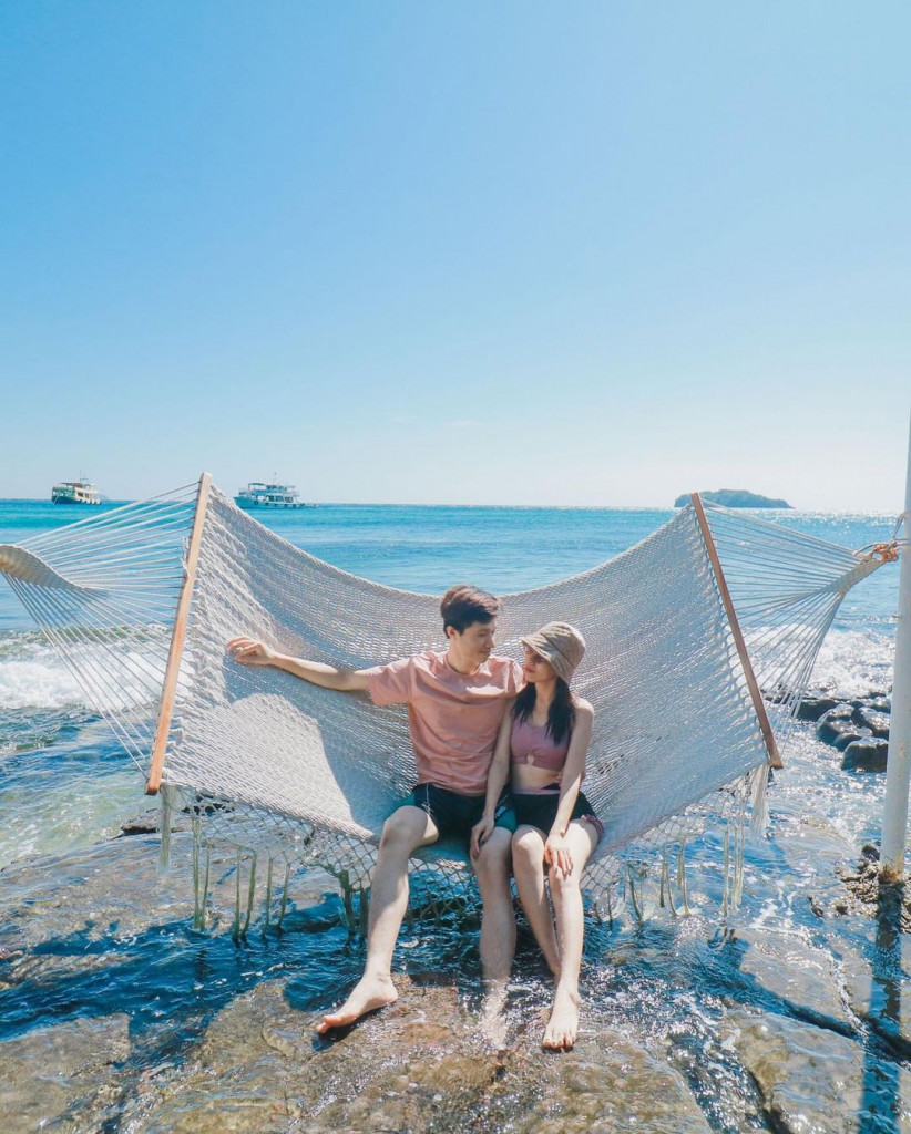 Bãi biển hòn đảo Phú Quốc Hòn Móng Tay trong xanh
