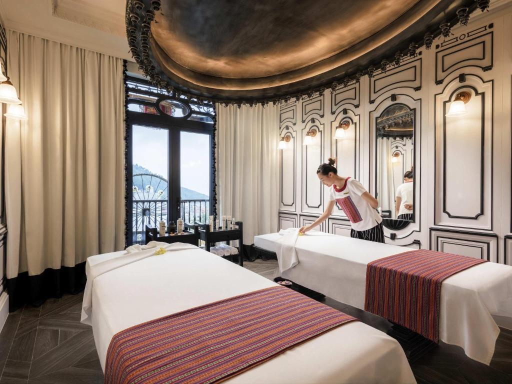 Phòng trị liệu cao cấp Nuages Spa tại Hotel de la Coupole Sapa