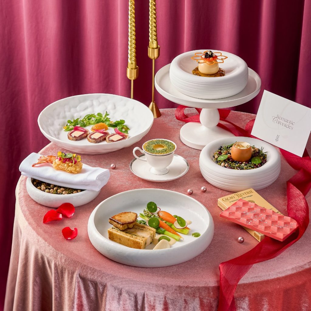 Món ăn nghệ thuật trong thực đơn Valentine tại Hôtel de la Coupole – MGallery Sapa