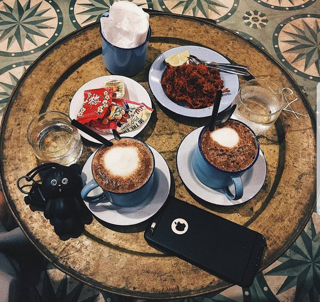 Quán cà phê mang phong cách vintage cổ điển