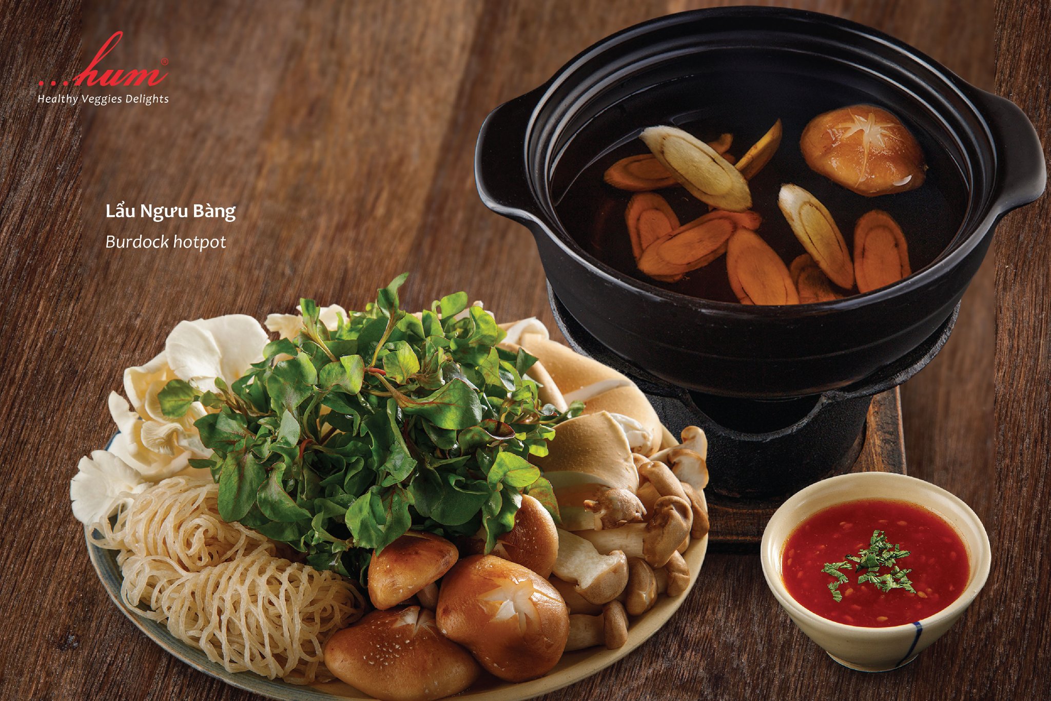 Thực đơn nhà hàng chay Sài Gòn Hum Vegetarian