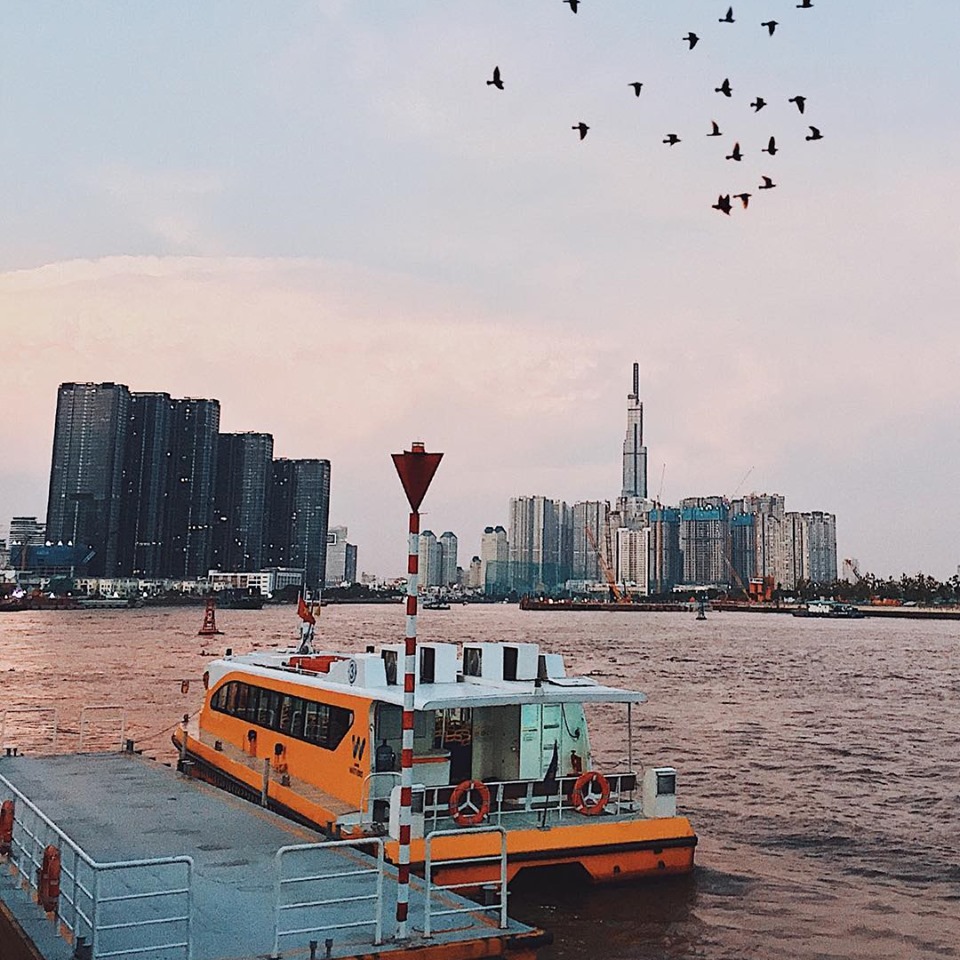 Water Bus Sài Gòn chạy trên sông Sài Gòn