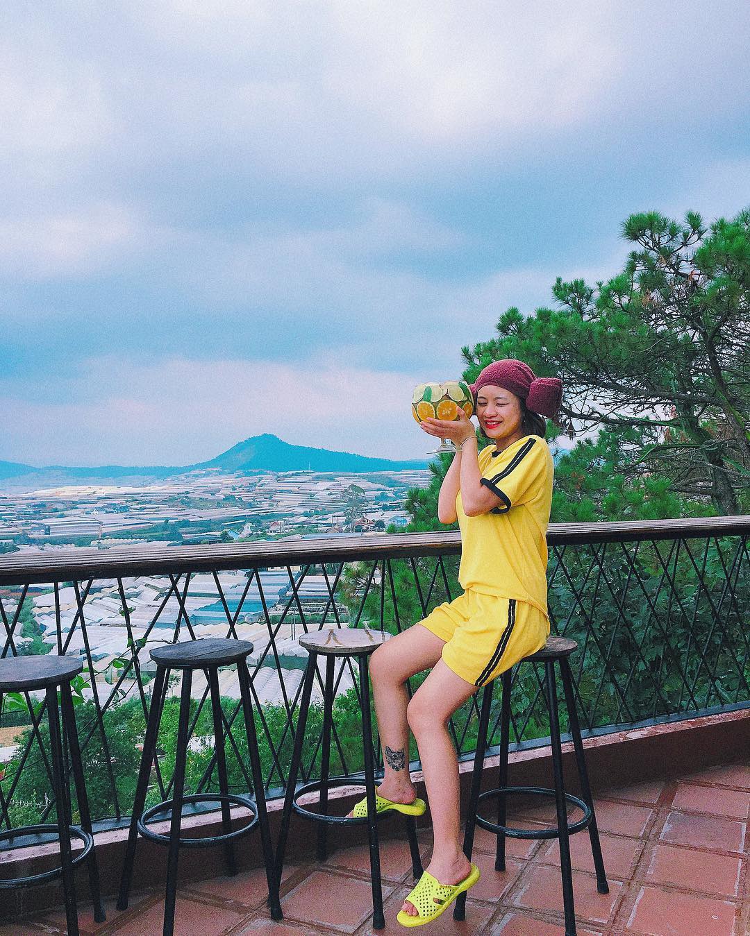 Không gian view đồi núi D’lats Đà Lạt