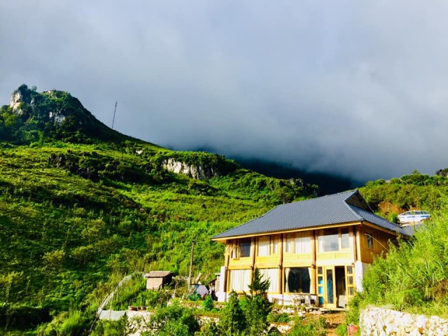 Không gian Rock Garden Sapa homestay view săn mây