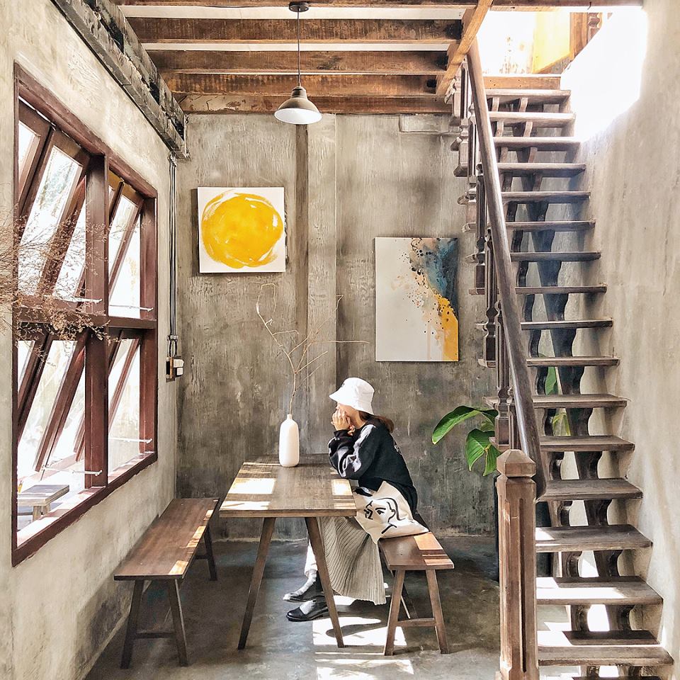 Không gian Tròn Quán cafe Đà Lạt