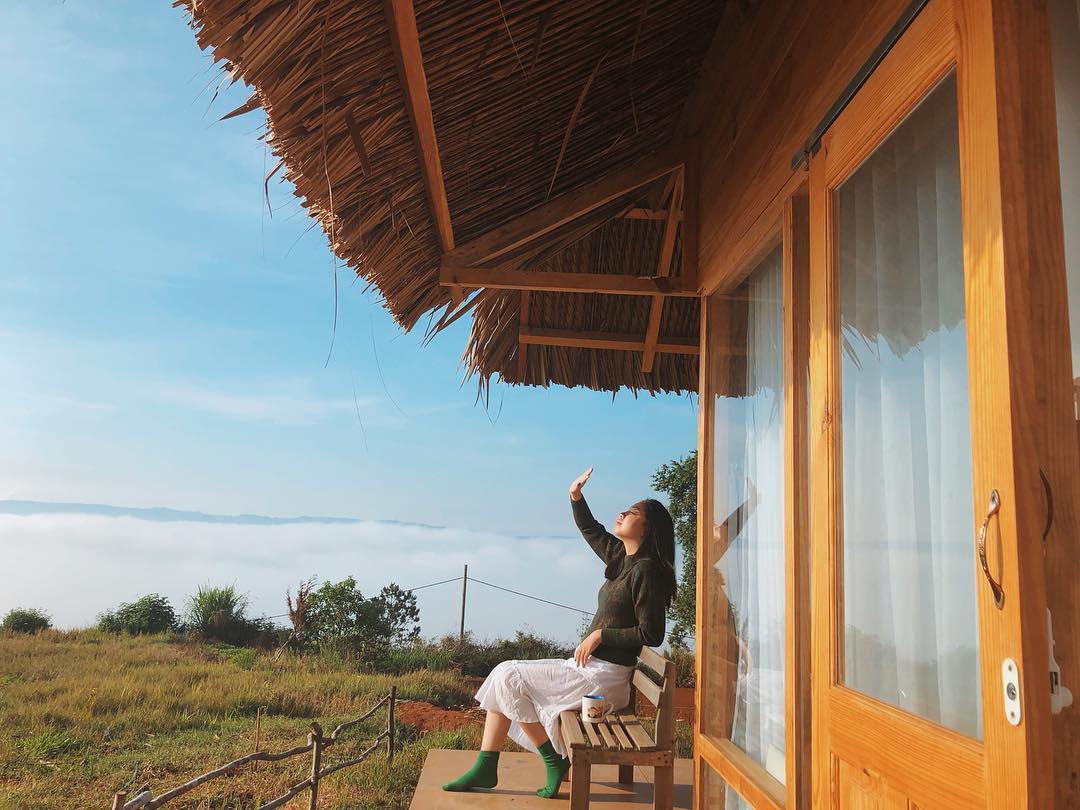 Đường vào Bình Yên House Đà Lạt