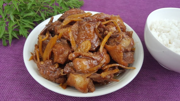 Hướng dẫn nấu vịt kho gừng thơm ngon
